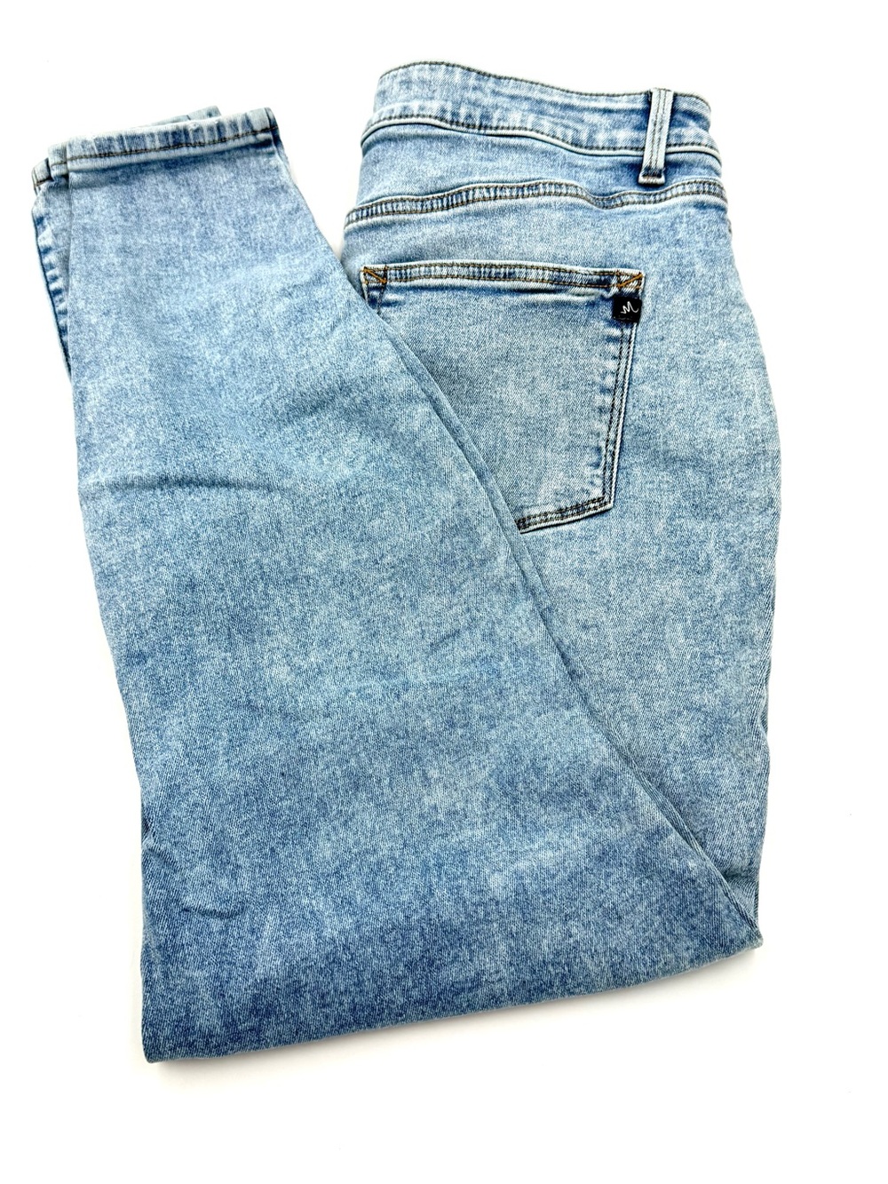 M Jeans by Maurice Mid Rise Skinny Leg Denim Blue Jeans Size L (CWJ0002)